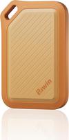 "Biwin Amber PR2000 Externe SSD 1TB USB 3.2 Gen2x2 - Bis zu 2000MB/s IP67 wasserdicht - Portable NVMe External Solid State Drives mit USB-C & USB-A Adapter, Orange