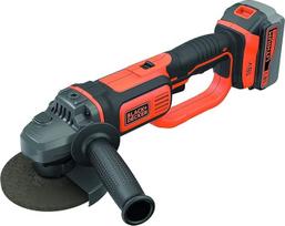 "Black + Decker" BCG720M1-QW BCG720M1-QW 18V 125 mm mini akumuliatorius su 1 baterija 4 Ah, oranžinis / juodas