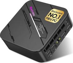 "Blackview MP100 Pro" mini kompiuteris "Intel i3-1215U" (Beats 4300U/1011U, iki 4,4 GHz), 16GB RAM, 512GB (maks. 2 TB) M.2 PCIE4.0 SSD "Win-11 Pro" mini kompiuteris, 6 x USB 3.2丨8K, DP + HDMI + C tipo, "WiFi" 6+BT 5.2 AI