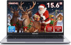 "Blackview Acebook 6" 15,6 colių nešiojamasis kompiuteris verslui ir studentams, keturių branduolių N150 iki 3,6 GHz (geriau nei N95), 16GB DDR4, 512GB SSD, FHD IPS apsauga nuo akių, 100 W Type-C, 4K HDMI, "Bluetooth", "WiFi 5