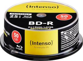 "Blu-Ray" 50GB talpos spausdinamasis diskas - 25 vnt.