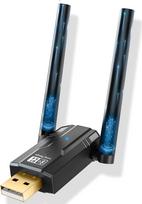 "Bluetooth" adapteris 5.4 kompiuteriui, 150 m "Bluetooth" USB 5.4 (EDR ir BLE) "Bluetooth" lazdelė staliniam nešiojamajam kompiuteriui, suderinama su "Windows 11/10/8.1