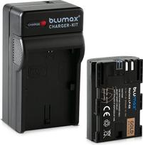"Blumax Gold Edition" akumuliatorius LP-E6 2040 mAh su "Sanyo" elementais ir įkrovikliu LP-E6 tinka "Canon EOS 60D 70D 6D 60D 70D 5D Mark 3
