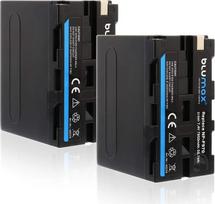 "Blumax" 2 x NP-F970 / NP-F960 baterija su LG elementais - suderinama su "Sony" NP-F990 NP-F550 NP-F750 (2x NP-F970-7850mAh Li-Ion 7,4 V 58,1Wh)