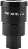 "BORDSTRACT WF20X/10 Super Wide Field 20X Stereo mikroskopo okuliaro sąranka, 30 mm dydžio, skirta triokuliniam binokliui, stereomikroskopui, 1 pakuotė