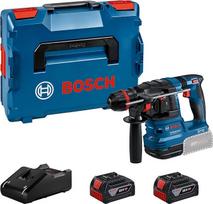 "Bosch Professional GBH 18V-22 X 18V sisteminis akumuliatorinis gręžtuvas su plaktuku (įskaitant 2 akumuliatorius GBA 4,0 Ah, įkroviklį GAL 18V-40, L-BOXX 136)