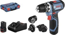 "Bosch Professional GSR 12V-15 FC" akumuliatorinis gręžtuvas 2 x 2,0 Ah L-Box