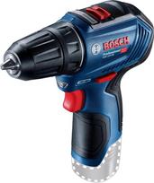 "Bosch Professional GSR" akumuliatorinių gręžtuvų sistema (maksimalus sukimo momentas 30 Nm, be akumuliatorių ir įkroviklio, dėžutėje), mėlyna, 12 V-30