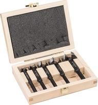 "Bosch Professional" 5 dalių medinių antgalių rinkinys, skersmuo: 15, 20, 25, 30, 35 mm, ilgis: 90 mm, gręžimo reikmenys