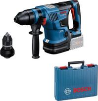 "Bosch Professional" BITURBO GBH 18V-34 CF akumuliatorinis plaktukinis gręžtuvas (su SDS plus griebtuvu, 5,8 J, su "Bluetooth" moduliu, papildoma rankena, gylio ribotuvu, be akumuliatorių ir įkroviklio, "Craft" dėkle)