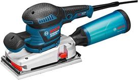 "Bosch Professional" GSS 280 AVE 0601292901 Orbitinis šlifuoklis (350 W, papildoma rankena, 3 x šlifavimo lapai medienai, dėžutėje L-Boxx 238)