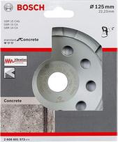 "Bosch Professional" standartinis deimantinis diskas betonui (skirtas betonui, 125 x 22,23 x 3 mm, priedai kampiniams šlifuokliams)