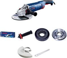 "Bosch Professional" Winkelschleifer GWS 24-230 JZ (2 400 W, inkl. Anti-Vibrations-Zusatzhandgriff, Aufnahmeflansch, Spannmutter, Schutzhaube, Zweilochschlüssel, Karton)