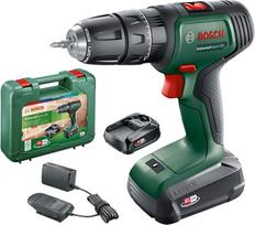 "Bosch UniversalImpact" 18 V akumuliatorinis plaktukinis gręžtuvas (2 akumuliatoriai, 18 V sistema, dėkle)