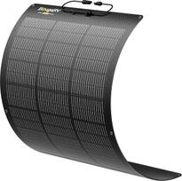 "BougeRV Arch Pro" 100 W lanksti saulės baterija su 27 apėjimo diodais, šešėliams atspari lanksti fotovoltinė baterija, N tipo 16BB elementai, 25 % efektyvumas, ETFE monokristalinė saulės baterija, IP68, skirta nameliams ant ratų, valtims, 12/24 V
