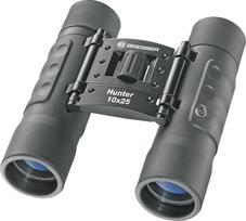 "Bresser" žiūronai Hunter 10x25 kompaktiški kišeniniai žiūronai su daugiasluoksne danga ir dioptrijų kompensavimu, įskaitant nešiojimo dirželį ir dėklą