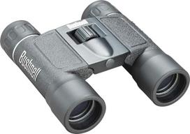 "Bushnell Powerview" 10x25 kompaktiškas sulankstomas žiūronas su stogine prizme - juodas