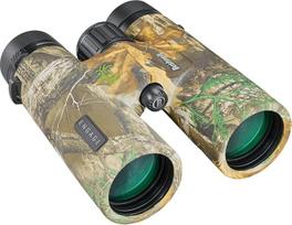 "Bushnell" žiūronai 10X42 "Engage X Real Tree" - puiki vaizdo kokybė, didelis kontrastas, kompaktiški, apsaugantys nuo rūko, lęšiai su specialia danga, BENX1042RB