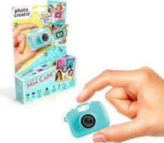 "C Toys Creator" - Skaitmeninis fotoaparatas ir mini vaizdo kamera - originali - su raktų pakabuku ir 1GB SD kortele - CLK 058 Turquoise