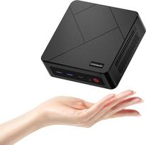 "C4 Ryzen 5 3550H" mini kompiuteris (4C/8T iki 3,7 GHz), 16GB DDR4/512GB SSD, palaiko trigubą ekraną/Pre-OS11 Pro/WiFi 5/BT5.0/Dual Ethernet, stalinis kompiuteris biurui/namams/namams