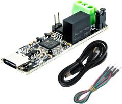 "CANable V2.0 Pro" įterptasis CAN sąsajos įrenginys su STM32G431C8T6 MCU ir C tipo USB prievadu šiuolaikinėms laboratorijoms (CANable V2.0 Pro)