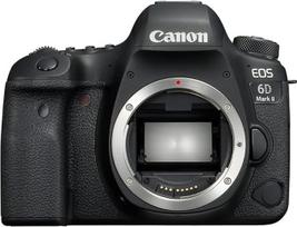 "Canon EOS 6D Mark II" pilno formato SLR skaitmeninis fotoaparatas, 26,2 megapikselio, 7,7 cm (3 colių) ekranas, DIGIC 7 su WLAN/NFC/Bluetooth ir GPS, tik juodas korpusas