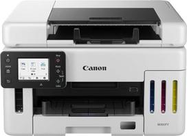 "Canon Maxify GX6550" rašalinis spausdintuvas "3-in-1", daugiafunkcinis "MegaTank" (spausdintuvas, skeneris, kopijavimo aparatas, "Wi-Fi", LAN, debesija, dvipusis spausdinimas, dvipusis ADF, 350 lapų talpa, atsparus atspaudams), baltas