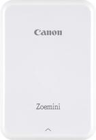 "Canon Zoemini Mobile" mini nuotraukų spausdintuvas (akumuliatorius, 5 x 7,5 cm nuotraukos, spausdinimas be rašalo ZINK, skirtas mobiliesiems telefonams "iOS" ir "Android" per "Bluetooth", 160 g), baltas