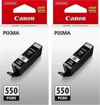 "Canon" originalus PGI-550 PGBK standartinis juodas segmentinis rašalas - perdirbama pakuotė (2 vnt.)