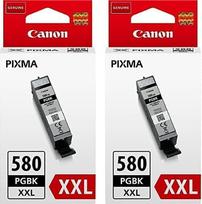 "Canon" originalus PGI-580XXL PGBK XXL dydžio juodas segmento rašalas, kurį galima perdirbti (2 pakuotės)