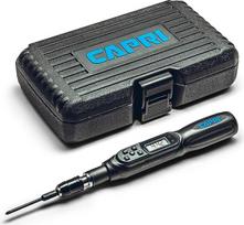 "Capri Tools" skaitmeninis dinamometrinis atsuktuvas, dviejų krypčių, 7/8-4 col. lbs./5,0-50 cNm/0,51-5,1 kg (CP26000-50)