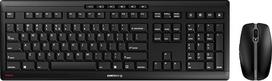 "CHERRY Stream Desktop Recharge" belaidės klaviatūros pelės rinkinys, ES išdėstymas (QWERTY), 2,4 GHz radijo ryšys, tylus klavišų paspaudimas, įkraunama, juoda