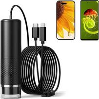 "Colexy" mini mikroskopas mobiliajam telefonui, nuo 10 iki 200 kartų reguliuojamas kišeninis mikroskopas, skaitmeninis mikroskopas vaikams, suderinamas su "Android" ir "iOS
