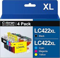 "Coloran LC422XL" daugiapakopė suderinama su "Brother LC422XL LC422", skirta "Brother MFC-J5340dw" kasetėms MFC-J5345dw MFC-J5740dw MFC-J5740dw MFC-J6540dw MFC-J6940dw (4 vnt.)