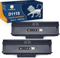 "ColorKing MLT-D111S" toneris, suderinamas su "Samsung MLT-D111S" MLT-D111L D111S D111L, skirtas "Samsung Xpress M2070 M2070W M2070FW M2026W M2026 M2020 M2020 M2022W M2022 M2020W M2070 MF" (juodas, 2 pakuotės)