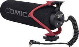 "COMICA CVM-V30 Lite" fotoaparato mikrofonas Super kardioidinis kondensatorinis vaizdo mikrofonas Kryptinis mikrofonas, skirtas "Canon Nikon" "Sony" "Panasonic" DSLR vaizdo kameroms išmaniesiems telefonams (raudonos spalvos)