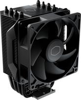 "Cooler Master Hyper 411 Nano" CPU oro aušintuvas, "SickleFlow 92 PWM" ventiliatorius, 4 variniai šildymo vamzdeliai, 136 mm aukščio plonas viršutinis dangtelis, "AMD Ryzen AM5|AM4", "Intel LGA 1851|1700" laikikliai