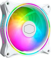 "Cooler Master MasterFan MF120 Halo ARGB LED PWM White korpuso ventiliatorius - 120 mm