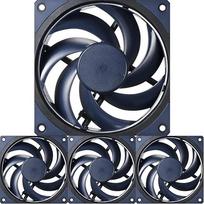 "Cooler Master Mobius 120 Gehäuselüfter" - 120 mm skersmens oro sraigtasparnis su žiediniu peilių dizainu (PWM), itin ilgas kilpos dinaminis guolis (maks. 63,1 CFM, 2,69 mmH2O, 22,6 dBA), aukštesnė oro krypties juosta, juodos spalvos
