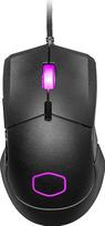 "Cooler Master" MM310 RGB Ultralight 50 g laidinė žaidimų pelė - "NVIDIA Reflex" optinis jutiklis PAW3327 (12 000 DPI), 5 programuojami mygtukai, sklandžiai slystančios PTFE kojelės, "MasterPlus+" (PC) - juoda