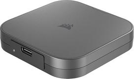 "Corsair EX400U" 2TB USB4 nešiojamasis išorinis C tipo USB SSD diskas - USB4, 3.2 Gen2 2x2 prievadai, iki 40Gb/s, "Plug and Play", "MagSafe", su USB-C kabeliu - "Windows PC", "iOS Mac" - pilkas