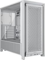 "CORSAIR Frame 4000D" modulinė vidutinio aukščio ATX kompiuterio dėžė - didelis oro srautas, "InfiniRail" ventiliatorių tvirtinimo sistema, "ASUS BTF", "MSI Project Zero", "Gigabyte Project Stealth" - balta