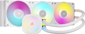 "Corsair iCUE LINK TITAN 360 RX RGB CPU aušinimo ventiliatorius - 360 mm AIO - 3x RX120 RGB ventiliatoriai - skirtas "Intel LGA 1851/1700", AMD AM5/AM4 - yra "iCUE LINK" sistemos koncentratorius - baltas