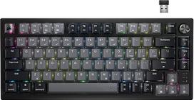 "Corsair K65 Plus" belaidė 75 % RGB "Hot-Swap" mechaninė žaidimų klaviatūra - iš anksto sutepti "Corsair MLX Red" linijiniai jungikliai - dvigubas triukšmo slopinimas - PBT klavišų dangteliai - QWERTY NA - juoda