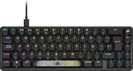 "Corsair K65 Pro Mini RGB" klaviatūra 65 % optinė mechaninė laidinė OPX jungiklis PBT Dvigubo šūvio klaviatūra, suderinama su "iCUE QWERTY ES", juoda