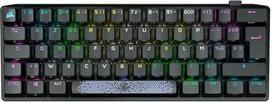 "Corsair K70 Pro Mini Wireless RGB 60% Mechaninė žaidimų klaviatūra - "Cherry MX Red" jungikliai - PBT klavišų dangteliai su dvigubu šūviu - suderinama su iCUE - PC, Mac, PS5, PS4, Xbox - AZERTY FR - juoda