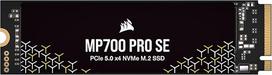 "Corsair MP700 PRO SE" 4TB M.2 PCIe Gen5 x4 NVMe 2.0 SSD diskas - M.2 2280 - iki 14 000MB/s sekvencinis skaitymas - didelio tankio TLC NAND - juodas
