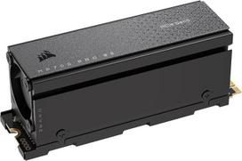 "Corsair MP700 PRO SE" su oro aušintuvu 4 TB PCIe 5.0 x4 NVMe 2.0 M.2 SSD diskas - M.2 2280 - iki 14 000MB/s. Sekvencinis skaitymas - didelio tankio 3D TLC NAND - juoda