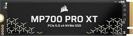 "Corsair MP700 PRO XT" 2TB "PCIe 5.0 NVMe M.2" SSD diskas - iki 14 900MB/s, 5 kartos sparta, "DirectStorage" paruoštas žaidimų kompiuteriams - juodas
