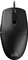 "Corsair M55" lengva laidinė FPS žaidimų pelė - 16 000 DPI - šeši programuojami mygtukai - tekstūruotos šoninės rankenos - juoda